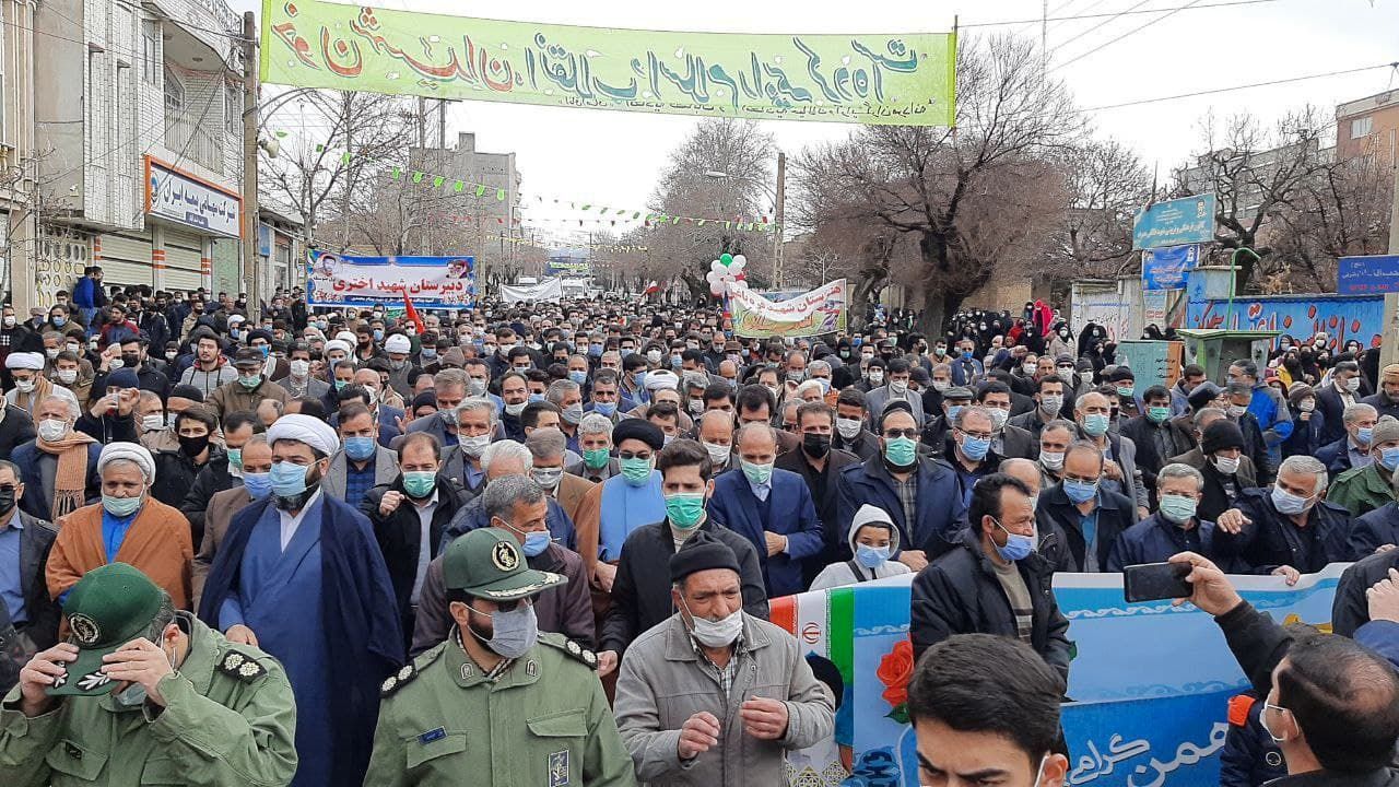 مراسم راهپیمایی ٢٢ بهمن در نقاط مختلف کشور