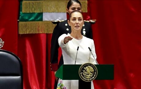 اولین رئیس جمهور زن مکزیک سوگند یادکرد