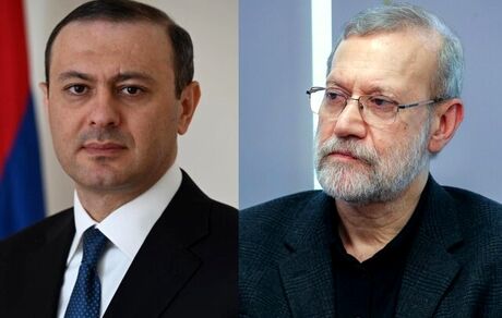 لاریجانی با دبیر شورای امنیت ملی ارمنستان رایزنی کرد