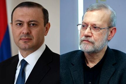 لاریجانی با دبیر شورای امنیت ملی ارمنستان رایزنی کرد