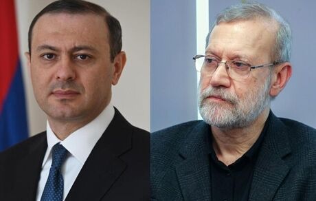 لاریجانی با دبیر شورای امنیت ملی ارمنستان رایزنی کرد
