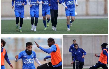 برگزاری تمرین استقلال در غیاب ۲ بازیکن