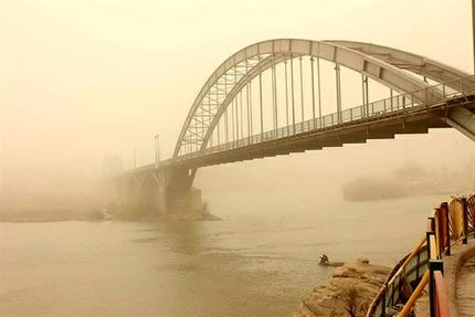 وضعیت هوای اهواز قرمز شد