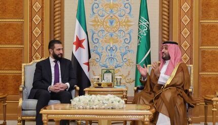 دیدار جولانی با بن سلمان در عربستان