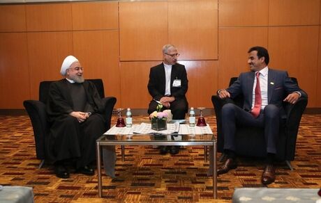 روحانی: هرگونه فشار و تنگنای ایجاد شده برای قطر را محکوم می‌کنیم