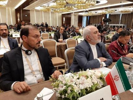 ظریف: هدف "صلح هرمز" ترویج گفت‌وگو، احترام متقابل و برابری است