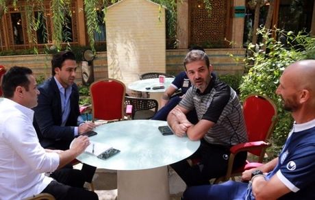  دیدار فرهاد مجیدی با استراماچونی در اردوی استقلال 