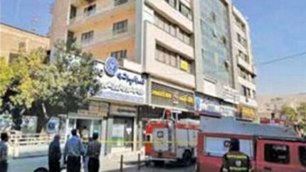 بیمار روانی مطب دکتر را آتش زد