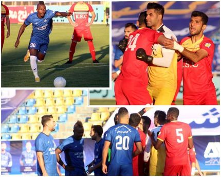 ماجرای پنالتی جنجالی گادوین منشا مقابل فولاد