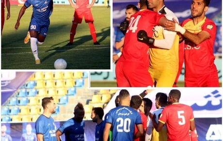 ماجرای پنالتی جنجالی گادوین منشا مقابل فولاد