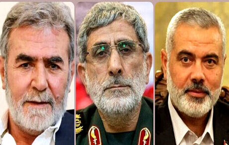 
گفت‌وگوی سردار قاآنی با اسماعیل هنیه و زیاد نخاله
