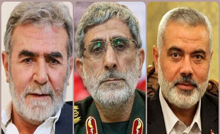 
گفت‌وگوی سردار قاآنی با اسماعیل هنیه و زیاد نخاله
