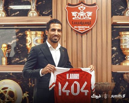 قرارداد وحید امیری با پرسپولیس تمدید شد