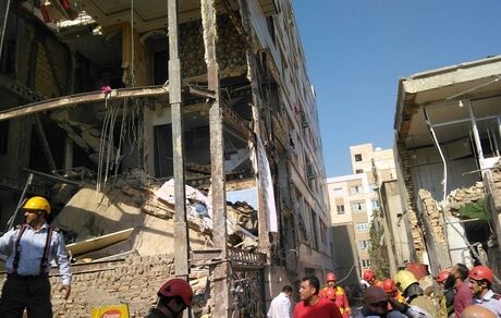 انفجار یک خانه ۳ طبقه در جوانمرد قصاب