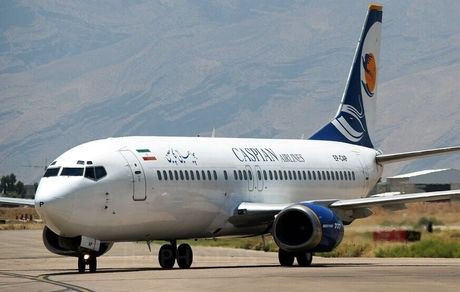 لاستیک هواپیمای کاسپین در فرودگاه مشهد ترکید / حادثه تلفات نداشت