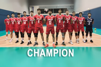 ایران قهرمان والیبال قهرمانی جوانان آسیا شد