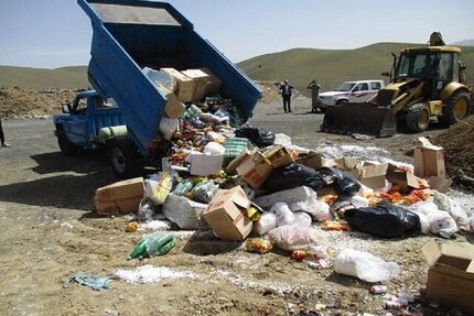 امحای یک‌هزار تن مواد غذایی فاسد در طرح سلامت نوروزی
