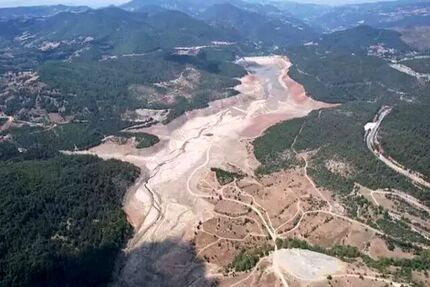 خشک شدن دو سد اصلی تامین کننده آب یکی از شهرهای بزرگ ترکیه