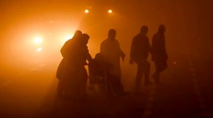 هزاران نفر در عراق بدلیل طوفان و گردوخاک بستری شدند