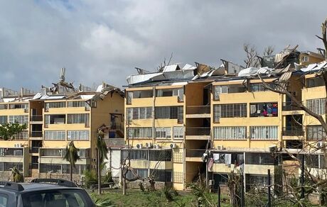 پیش‌بینی هزاران کشته در یکی از جزایر فرانسه بدلیل طوفان