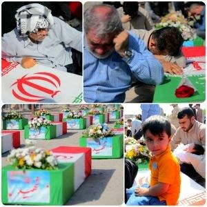 پیکر ۴۴ شهید تازه تفحص شده وارد کشور شد