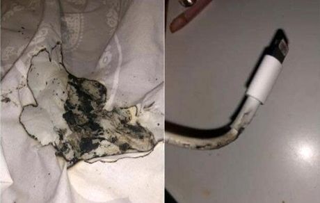 آغاز تحقیقات در مورد آتش سوزی شارژر آیفون