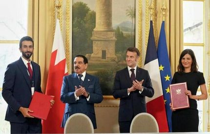 امضای توافقنامه نظامی فرانسه و بحرین