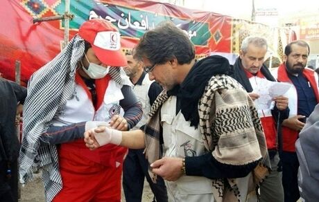 اعزام ۳۶ تیم تخصصی امداد و نجات هلال و احمر به عراق برای مراسم تشییع رهبر شهید
