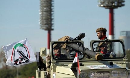 نیروهای الحشد الشعبی عراق، یک مخفیگاه داعش را منهدم کردند