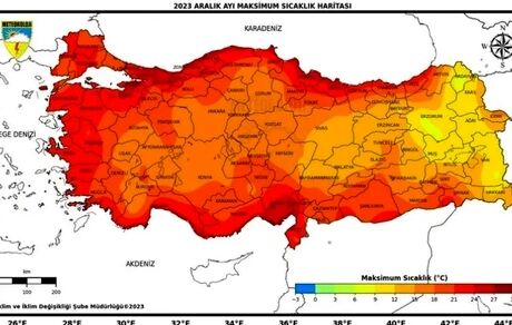 ماه گذشته میلادی گرمترین ماه نیم قرن اخیر ترکیه