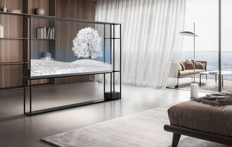 تلویزیون OLED شفاف ال‌جی به بازار آمد