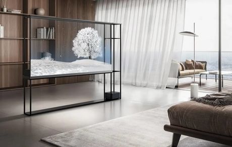 تلویزیون OLED شفاف ال‌جی به بازار آمد