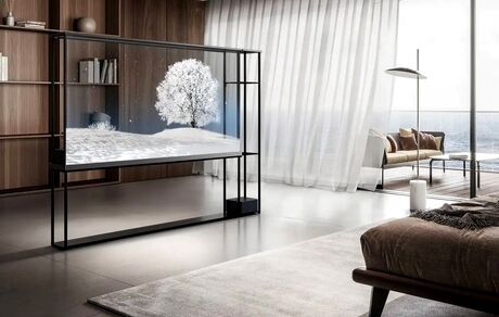 تلویزیون OLED شفاف ال‌جی به بازار آمد