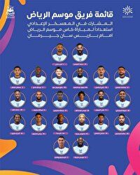 فهرست تیم منتخب منتخب ریاض "رونالدو" برای بازی با پاری سن ژرمن