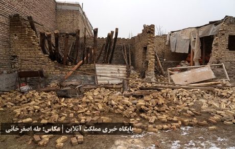 تصاویری از حجم خسارات زلزله ۸ بهمن خوی