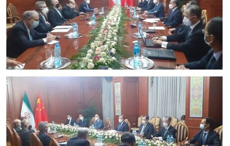 تاکید وزیران خارجه ایران و چین بر پیشبرد روابط بر اساس موافقتنامه همکاری‌های ۲۵ ساله
