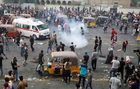 
۲۷ کشته و ۱۸۰۰ زخمی در اعتراضات جمعه عراق
