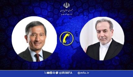 گفت و گوی عراقچی با وزیر خارجه سنگاپور درخصوص تجدیدنظر حکم اعدام یک ایرانی