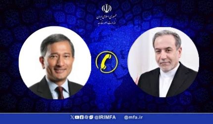 گفت و گوی عراقچی با وزیر خارجه سنگاپور درخصوص تجدیدنظر حکم اعدام یک ایرانی