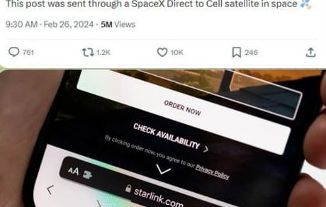 اینترنت ماهواره‌ای به موبایل‌های معمولی رسید