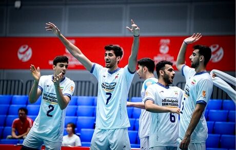 یک برد دیگر برای تیم ملی والیبال جوانان ایران در ادامه مسابقات قهرمانی مردان زیر ۲۱ سال