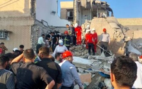 وقوع یک انفجار گاز در منطقه کوی معین‌زاده اهواز