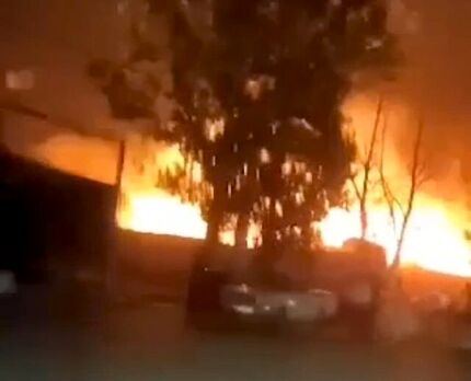 آتش سوزی شدید در نظرآباد کرج، تلفات جانی نداشت