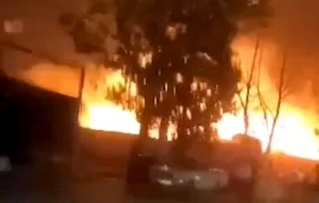 آتش سوزی شدید در نظرآباد کرج، تلفات جانی نداشت
