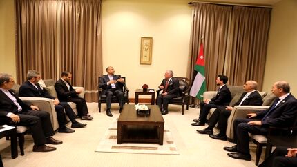 دیدار امیرعبداللهیان با پادشاه اردن