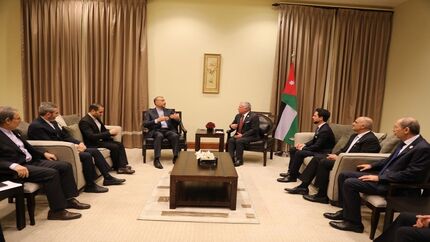 دیدار امیرعبداللهیان با پادشاه اردن