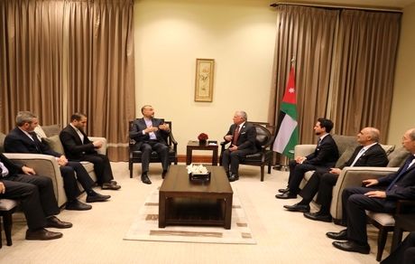 دیدار امیرعبداللهیان با پادشاه اردن