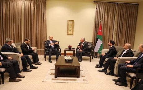 دیدار امیرعبداللهیان با پادشاه اردن