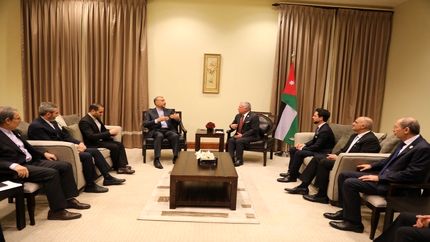 دیدار امیرعبداللهیان با پادشاه اردن