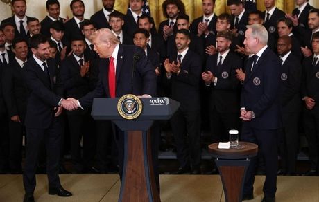 مسی با ترامپ ملاقات کرد